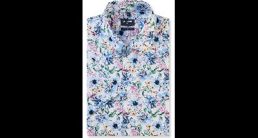 OLYMP Luxor Modern Fit Overhemd Korte mouw wit