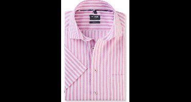 OLYMP Luxor Modern Fit Overhemd Korte mouw roze