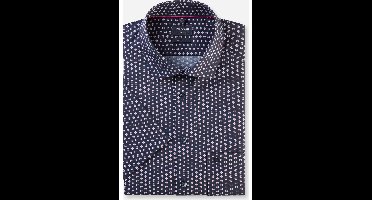 OLYMP Luxor Modern Fit Overhemd Korte mouw marine