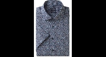 OLYMP Luxor Modern Fit Overhemd Korte mouw marine