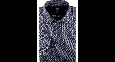 OLYMP Luxor 24/Seven Modern Fit Overhemd marine, Faux-uni
