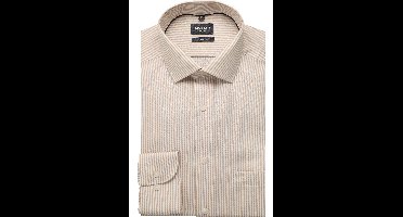 OLYMP Luxor Modern Fit Overhemd natuurlijk, Gestreept