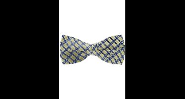 OLYMP Vlinderdas blauw/groen/wit, Ruit