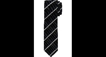 OLYMP Stropdas zwart, Gestreept