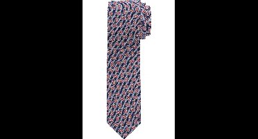 OLYMP Stropdas baksteenrood, Motief