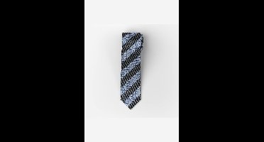 OLYMP Stropdas blauw, Gestreept