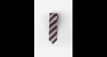 OLYMP Stropdas roze, Gestreept