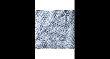 OLYMP Pochet blauw, Gestructureerd