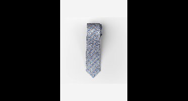 OLYMP Stropdas blauw, Gestreept