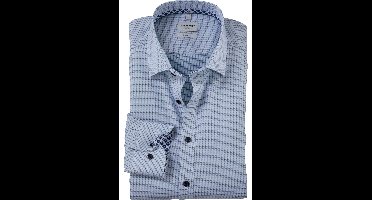 OLYMP Level Five Body Fit Overhemd groen, Faux-uni