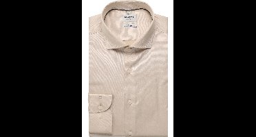 OLYMP Level Five Body Fit Overhemd bruin, Effen