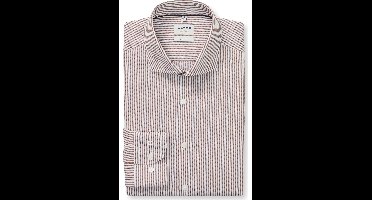 OLYMP Level Five Body Fit Overhemd bruin, Gestreept