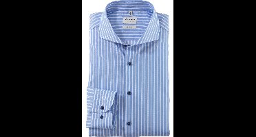 OLYMP Level Five Body Fit Overhemd blauw, Gestreept