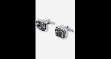 OLYMP Manchetknopen zilvergrijs, Effen