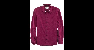 OLYMP Level Five Smart Casual Body Fit Overhemd fuchsia, Ruit