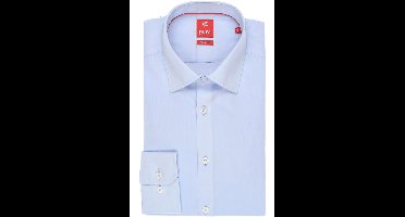 Pure Slim Fit Overhemd lichtblauw, Effen