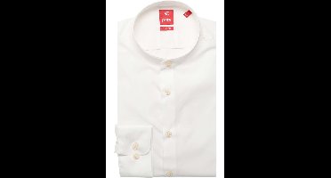 Pure Slim Fit Overhemd ecru, Effen