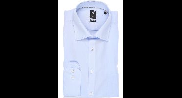 Pure Modern Fit Overhemd lichtblauw, Effen