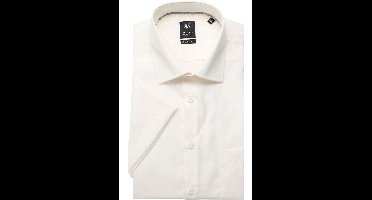 Pure Modern Fit Overhemd Korte mouw ecru