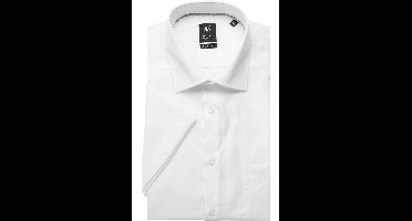 Pure Modern Fit Overhemd Korte mouw wit