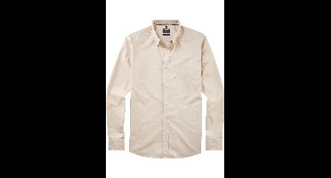 OLYMP Casual Regular Fit Overhemd beige, Effen