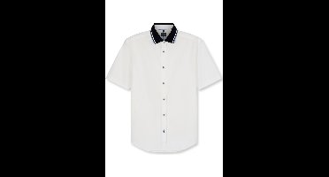 OLYMP Casual Regular Fit Overhemd Korte mouw wit