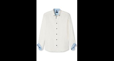 OLYMP Casual Regular Fit Overhemd wit, Effen