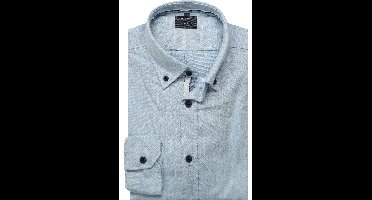 OLYMP Casual Regular Fit Overhemd blauw, Effen
