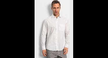 OLYMP Casual Regular Fit Overhemd wit, Faux-uni