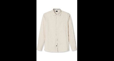 OLYMP Casual Regular Fit Overhemd beige, Herringbone