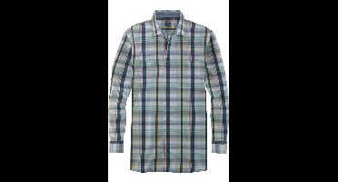 OLYMP Casual Modern Fit Overhemd oranje, Ruit