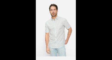 OLYMP Casual Regular Fit Overhemd Korte mouw blauw