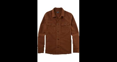 OLYMP Casual Regular Fit Overhemd bruinrood, Effen