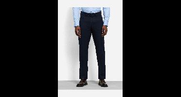 OLYMP Casual Regular Fit Broek marine, Effen