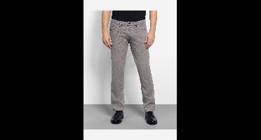 OLYMP Casual Regular Fit Broek grijs, Effen