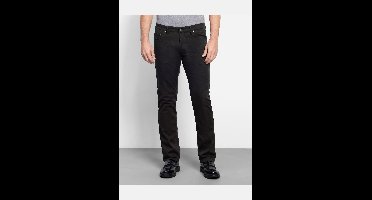OLYMP Casual Regular Fit Broek zwart, Effen