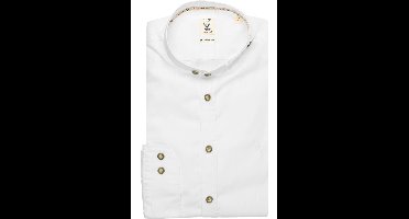 Pure Modern Fit Traditioneel overhemd wit, Gestreept