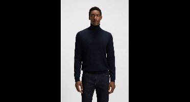 BOSS Slim Fit Sweatshirt Coltruidonkerblauw, Effen