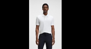 BOSS Regular Fit Polo shirt Korte mouw wit