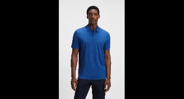 BOSS Regular Fit Polo shirt Korte mouw Medium Blauw