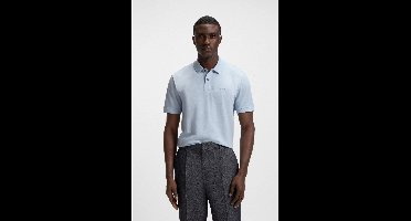 BOSS Regular Fit Polo shirt Korte mouw lichtblauw