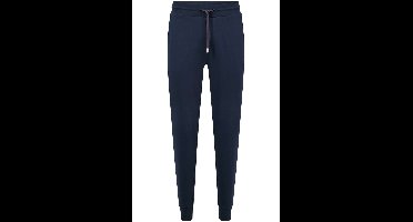BOSS Broek donkerblauw, Effen