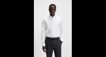 BOSS Overhemd wit, Gestreept