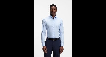 BOSS Overhemd lichtblauw, Effen