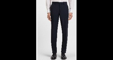 BOSS Broek donkerblauw, Effen