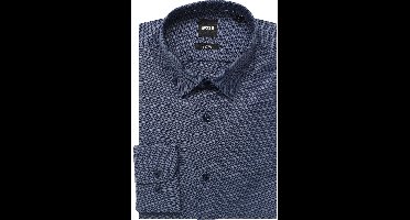 BOSS H-HANK Overhemd ML6 (vanaf 68 CM) blauw