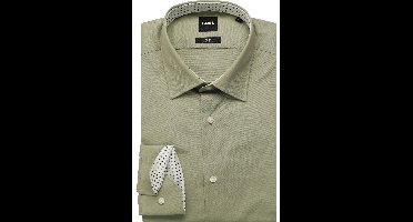 BOSS Overhemd groen, Effen