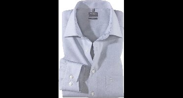 OLYMP Luxor Comfort Fit Overhemd zilvergrijs, Effen