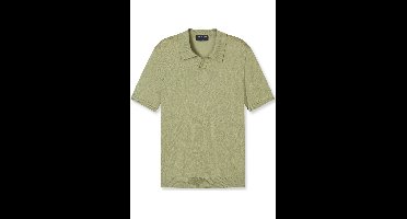 OLYMP Casual Regular Fit gebreide polo munt, Effen