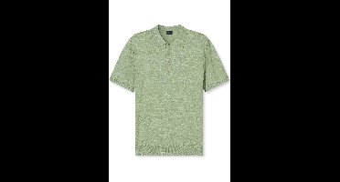 OLYMP Casual Regular Fit gebreide polo munt, Effen